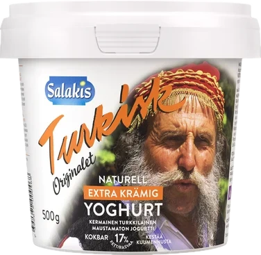 Salakis Tyrkisk Yoghurt Ekstra Kremet 17% 500g