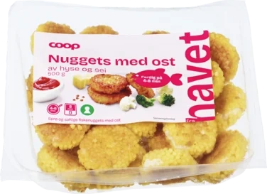 Fiskenuggets med ost Coop