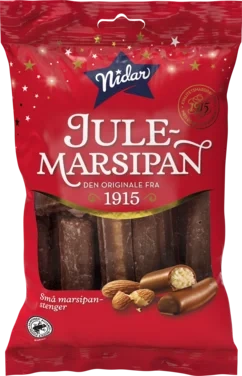 Nidar Julemarsipan Småstenger 150g