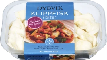Klippfisk Utvannet i Biter Dybvik