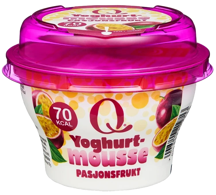 Yoghurt Mousse Pasjonsfrukt 130g Q