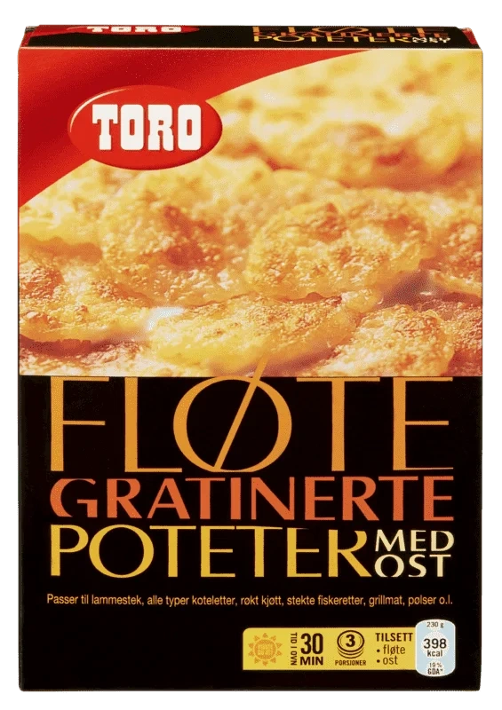 Toro Fløtegratinerte Poteter med Ost 105g