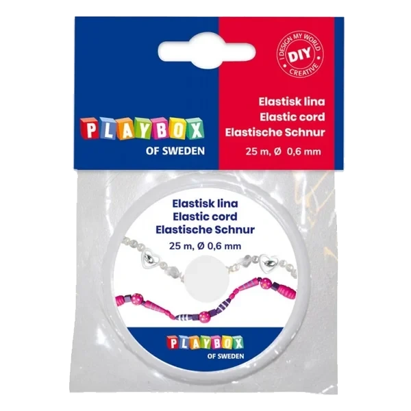 Elastisk Snor 25 M Transparent