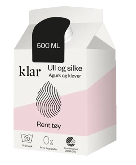 Klar Tøyvask Ull & Silke 500ml