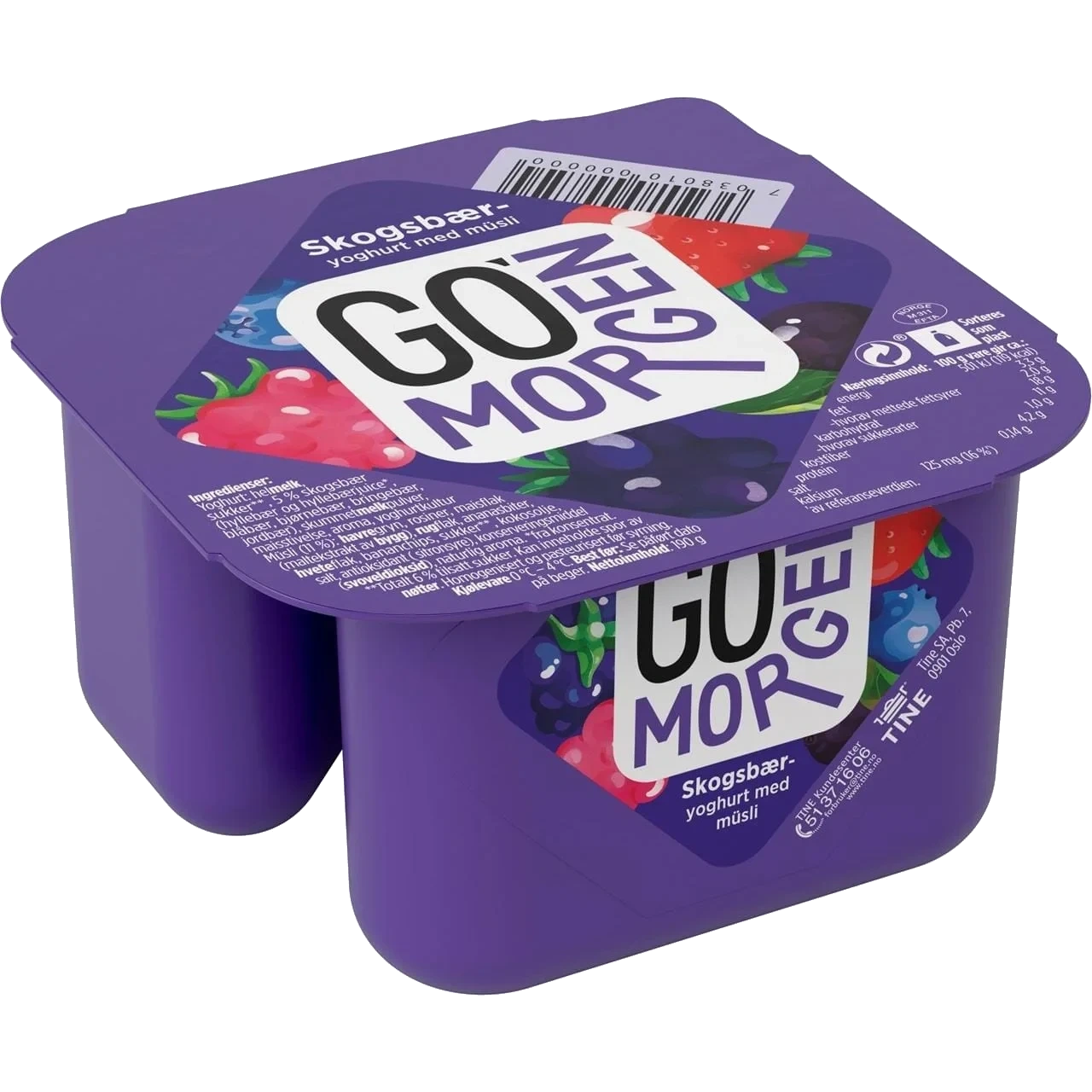 Go Morgen Skogsbær/Musli 190g