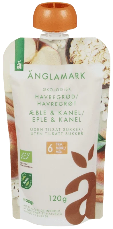Änglamark Havregrøt med Eple/Kanel 120g