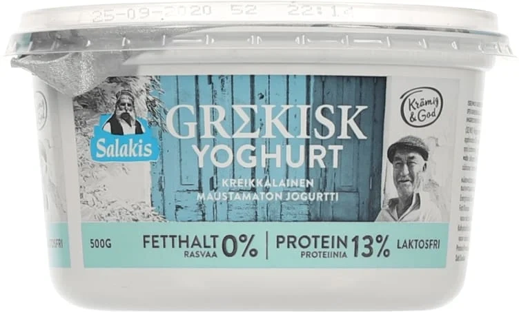 Salakis Grekisk Yoghurt 0% 500 g