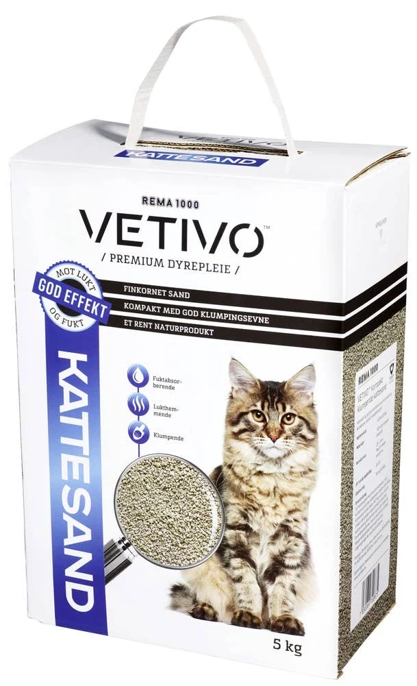 Kattesand, klumpende 5 kg