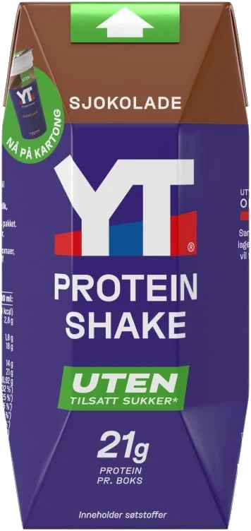 Yt Proteinshake Sjokolade Uten 300 Ml