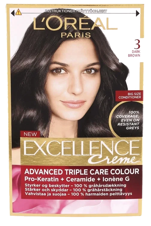 Excellence Creme 3 Mørkebrun