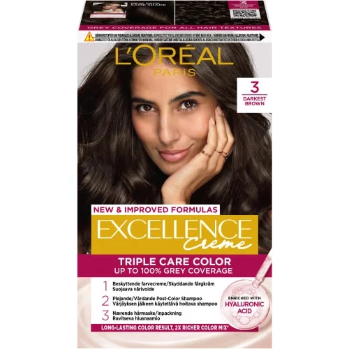 Excellence Creme 3 Mørkebrun