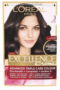 Excellence Creme 3 Mørkebrun