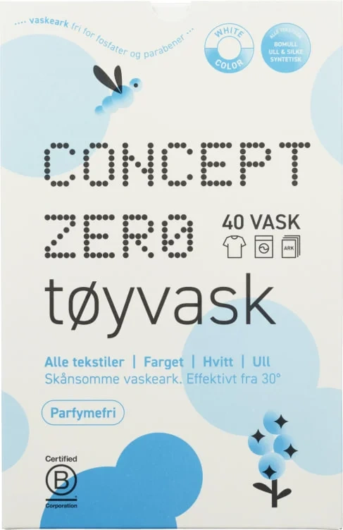 Vaskeark Parfymefri 40stk