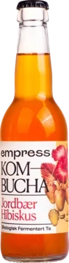 Empress Jordbær Hibiskus Kombucha 330ml