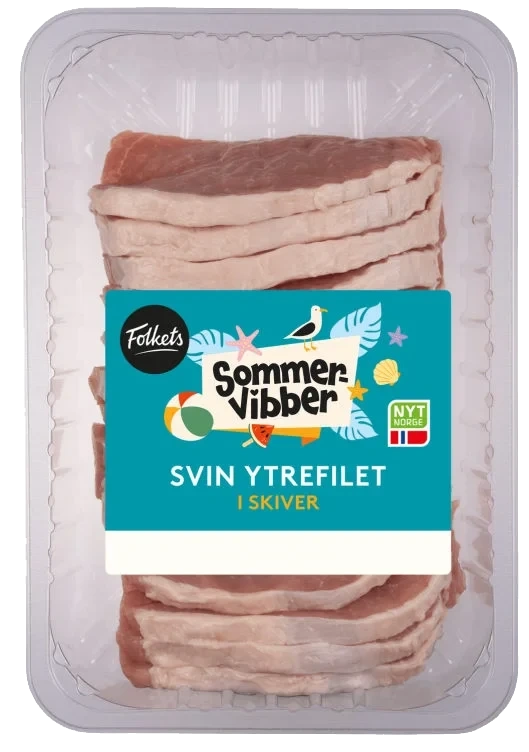 Svin Ytrefilet skivet Ca900g Sommervibber