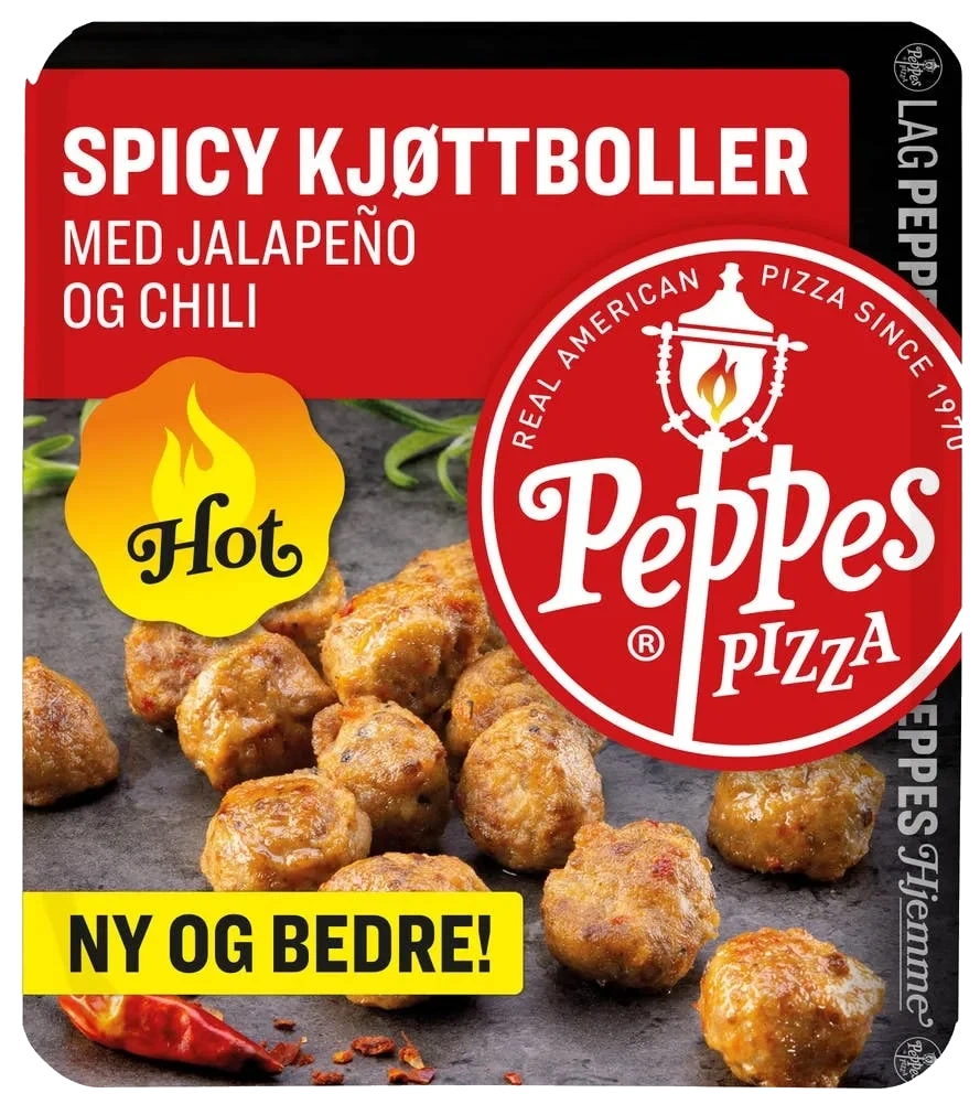 Spicy kjøttboller med jalapeño og chili
