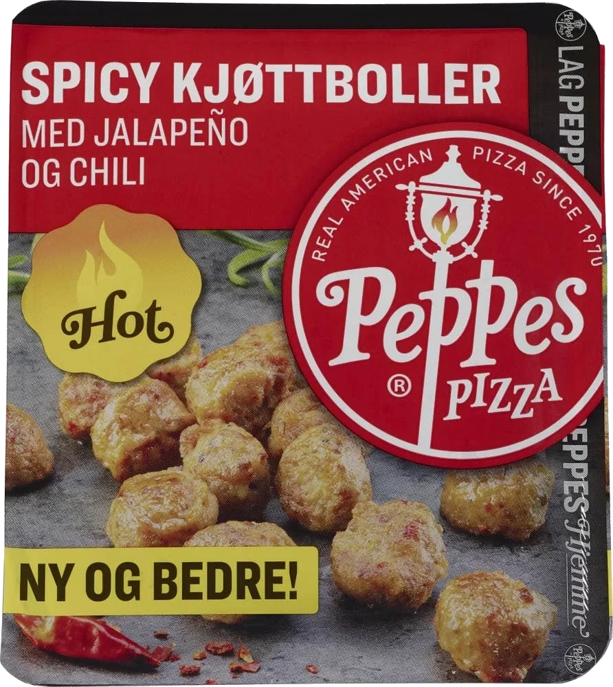 Spicy kjøttboller med jalapeño og chili