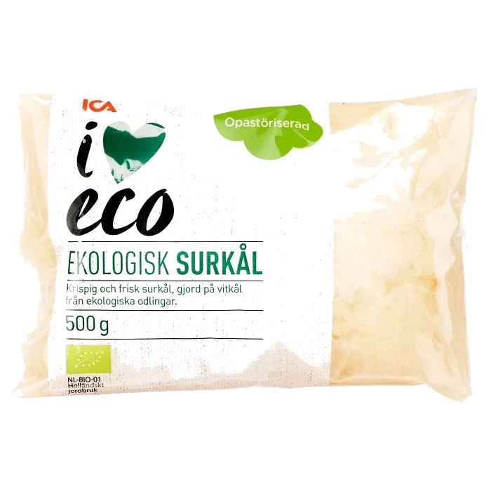 Surkål 500g KRAV Klass 1 ICA I love eco