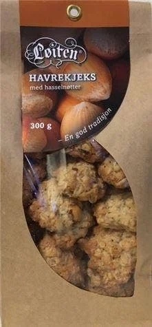 Havrekjeks med Hasselnøtter