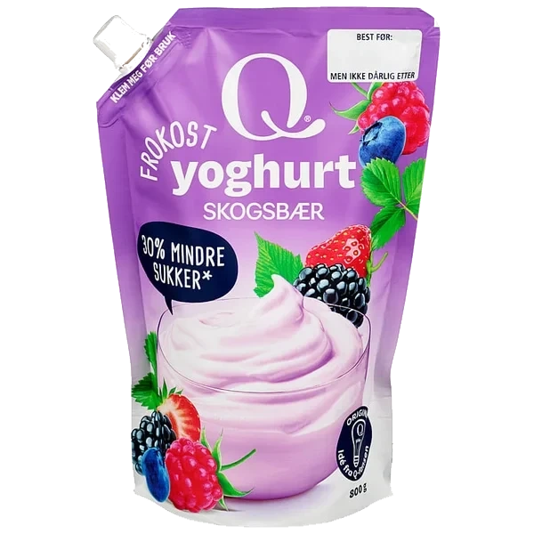 Yoghurt Skogsbær 800g Q