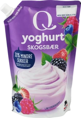 Q Yoghurt Skogsbær 800g