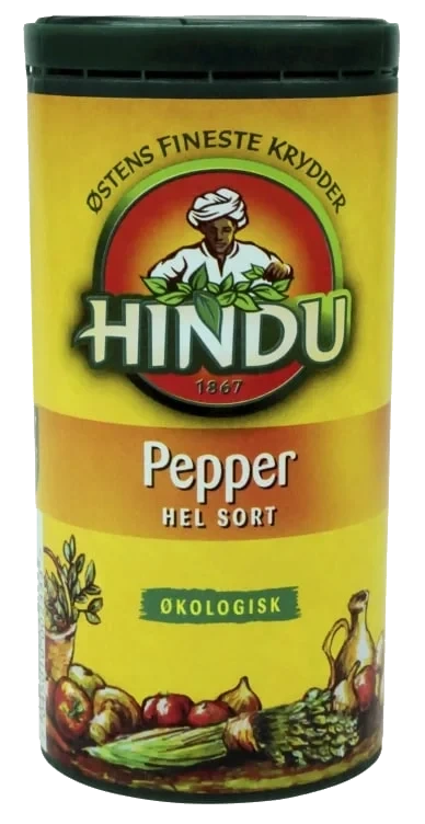 Pepper Sort Hel Økol Boks Hindu