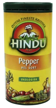 Pepper Sort Hel Økol Boks Hindu