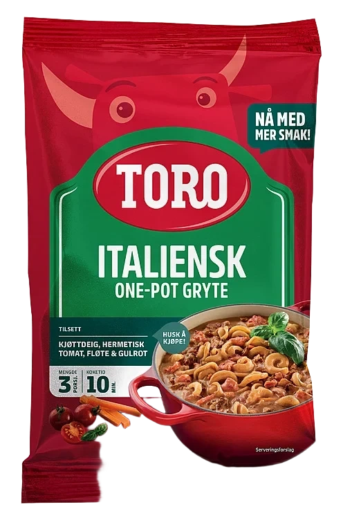 Italiensk Gryte One-Pot 169g Toro