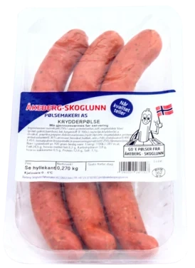 Åkeberg Skoglunn Krydderpølse 270g