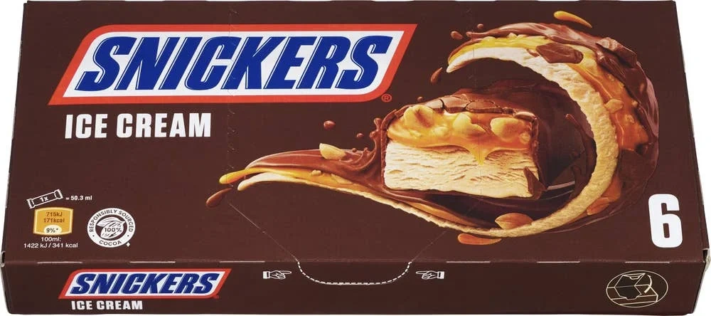 Glass Snickers 6-pack