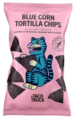 Corn Chips Salted Blue 185g El Taco Truck