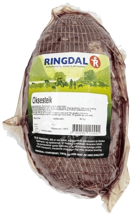 Oksesteik Surra Frys Ringdal