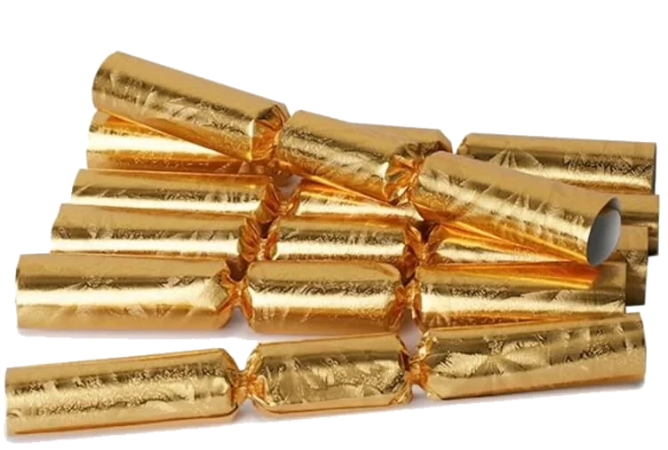 Knall Bon Bon Gullfolie 6stk Cacas