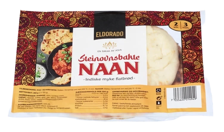 Nan Brød 2x130g Eldorado