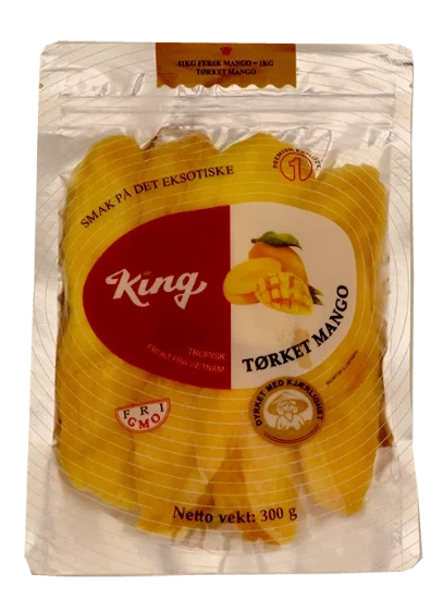 King Tørket Mango 300 g