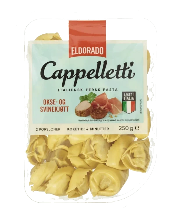 Cappelletti m/Kjøtt 250g Eldorado