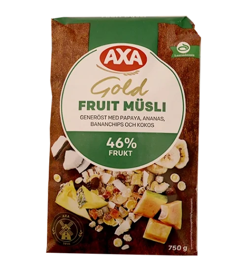 Axa Gold Frukt Müsli 750g