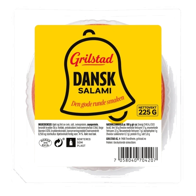Dansk Salami 225g Grilstad