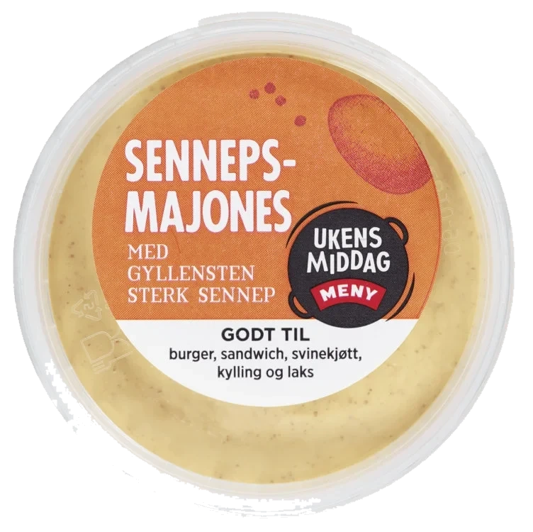 Sennepsmajones 240g Meny