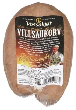 Villsaukorv Vossakjøt