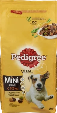 Pedigree Small Dog <10kg Tørrfôr med Kylling