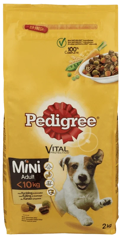 Pedigree Small Dog <10kg Tørrfôr med Kylling