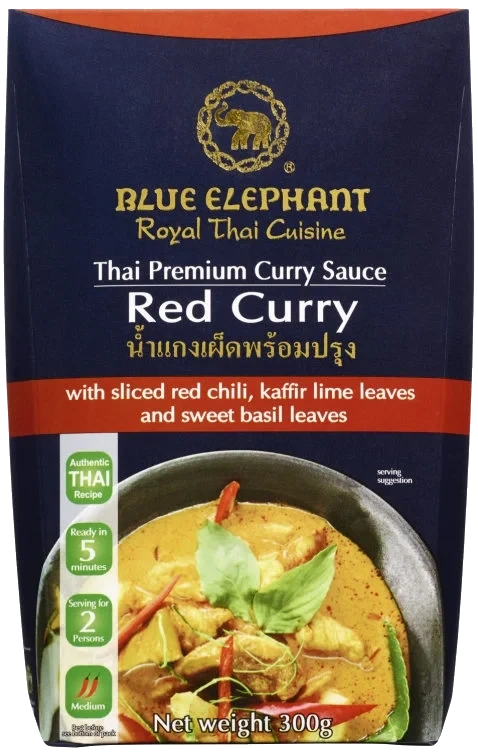 Curry Sauce Red 300g Blue Elephant