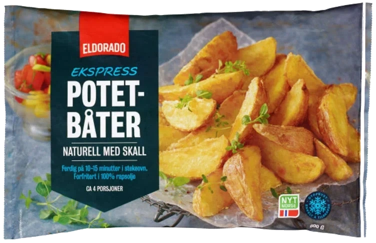 Potetbåter M/skall 600g Express