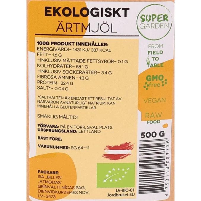Ärtmjöl Eko