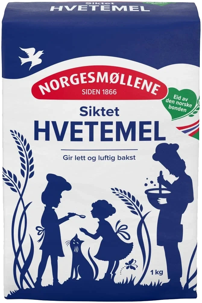 Hvetemel