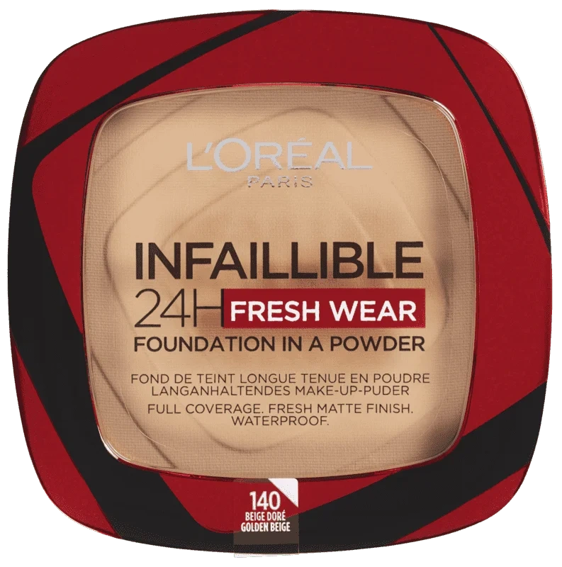 Loreal Infaillible Fresh Wear Powder Fdt Golden Beige 140