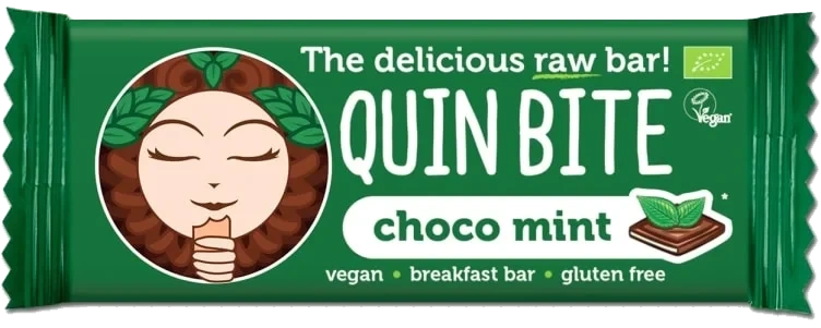 Raw Bar Choco Mint 30g Quin Bite