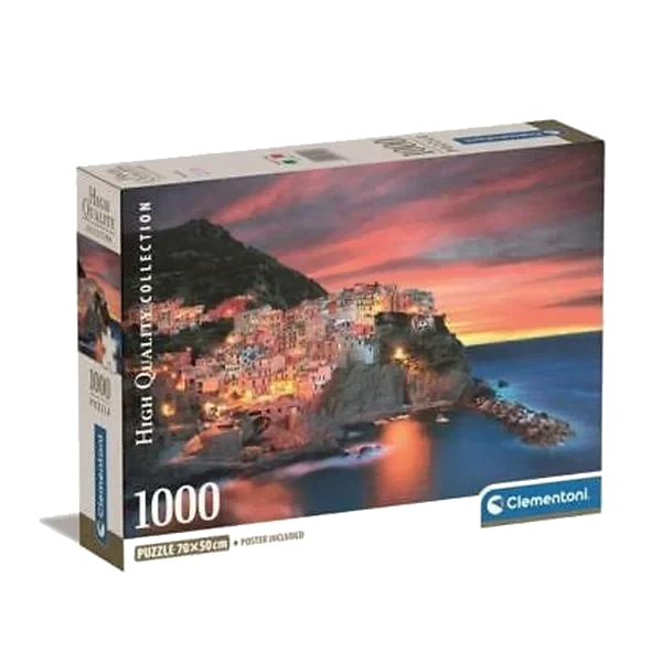 Puslespill 1000 Brikker - Manarola