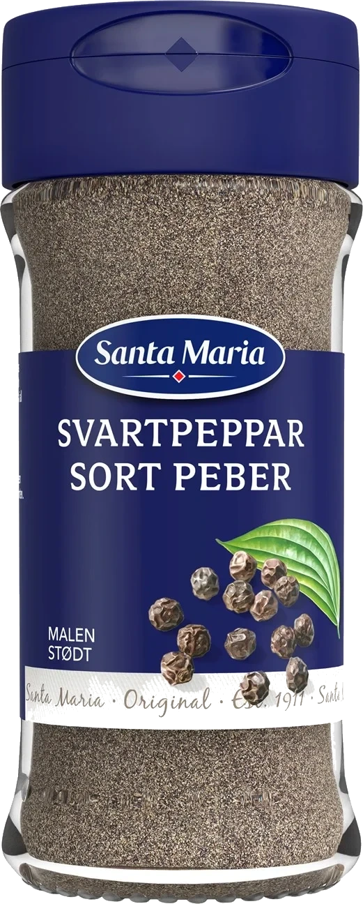 Svartpeppar Malen